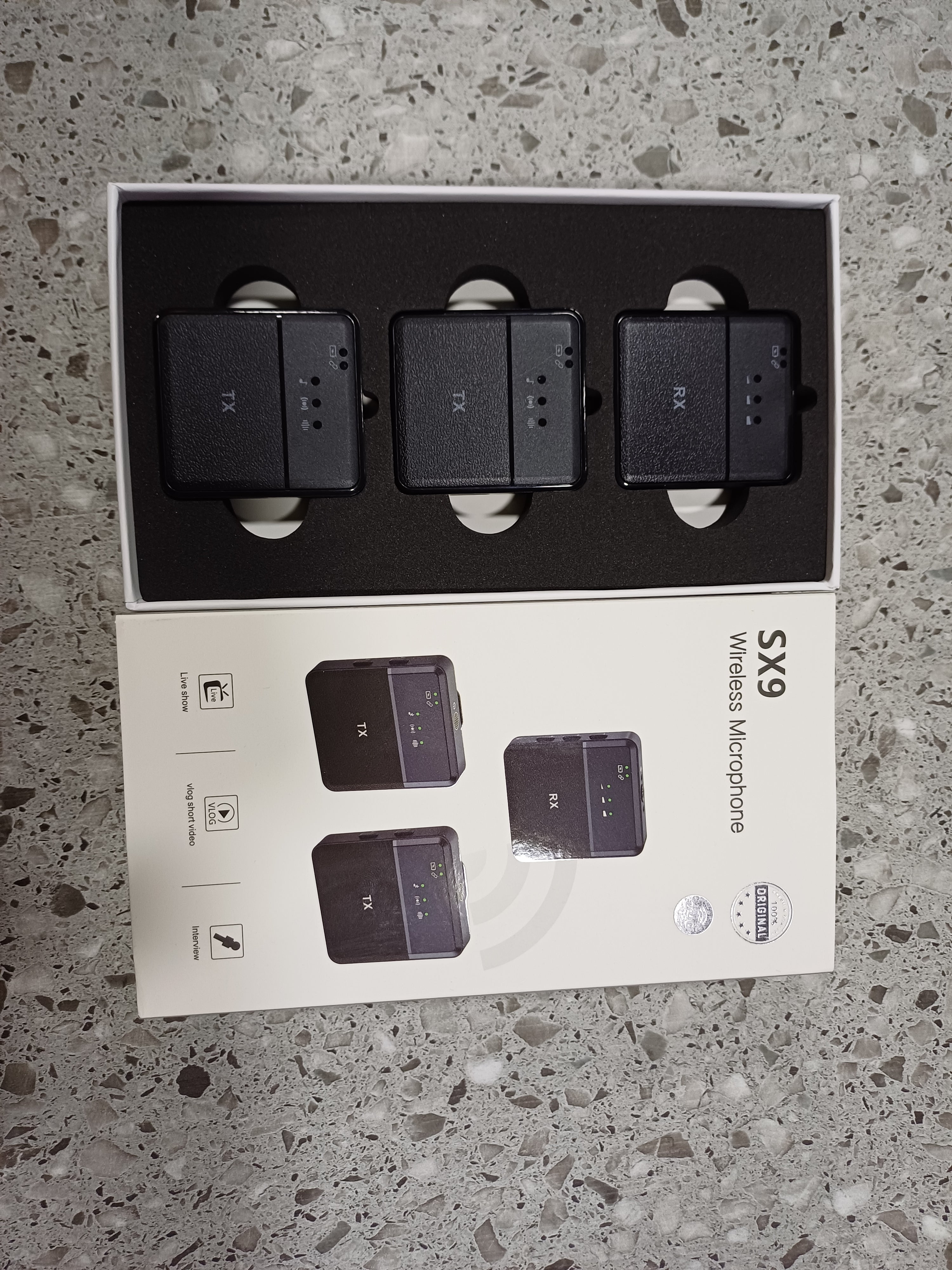 Micrófono Dual Solapa SX9 2 en 1