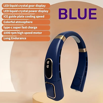 🌬️ Ventilador de Cuello Portátil – Frescor manos libres donde vayas