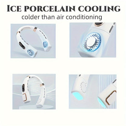 🌬️ Ventilador de Cuello Portátil – Frescor manos libres donde vayas