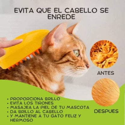 🐱CEPILLO DE VAPOR PARA MASCOTAS 🐶