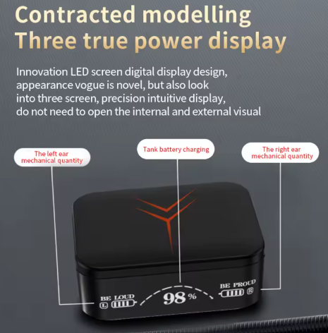 Audifono Gamer M 88 PLUS -CARGADOR PORTATIL INCLUIDO