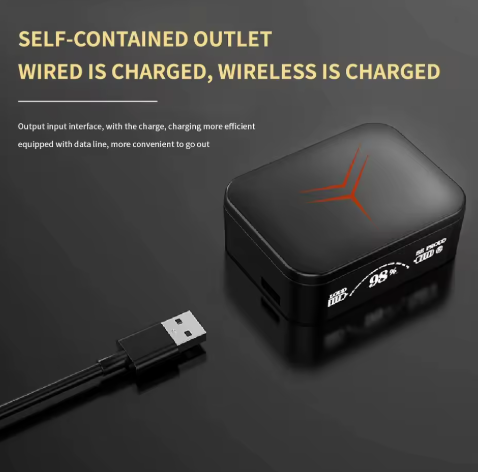 Audifono Gamer M 88 PLUS -CARGADOR PORTATIL INCLUIDO