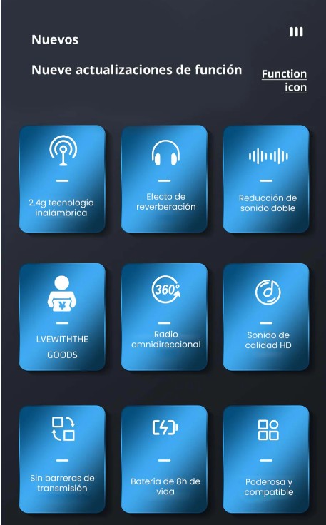 🎤 Micrófono Inalámbrico de Solapa SX9 – Doble Audio