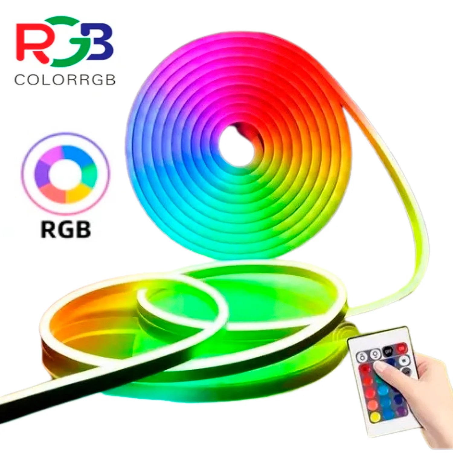 Luces led neón rgb 5 metros